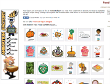 Tablet Screenshot of foodclipart.com